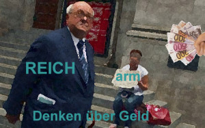 denken über geld bei arm und reich